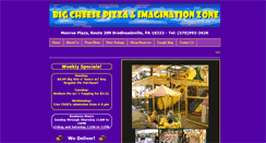 Desktop Screenshot of bigcheesepizzazone.com