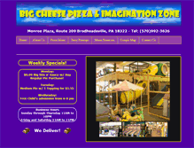 Tablet Screenshot of bigcheesepizzazone.com